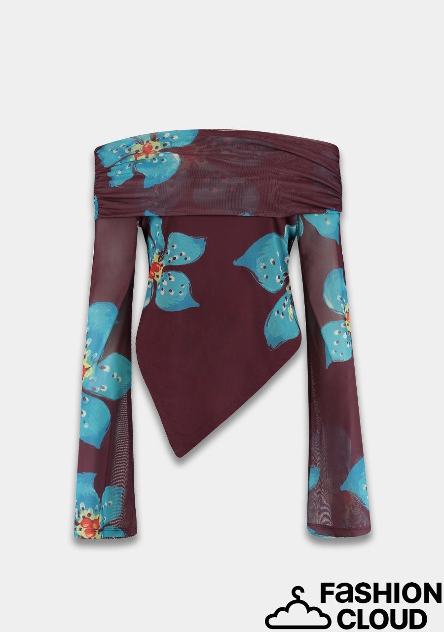 Harper &amp; Yve JESSE-LS HS6T500 TROPICAL FLOWER