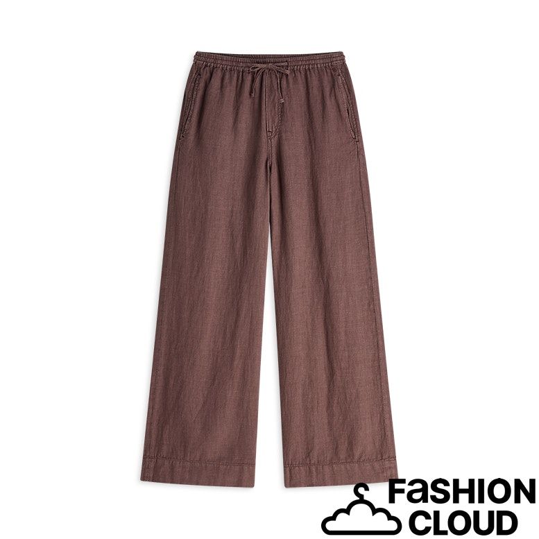 Summum Woman Wideleg pant Light linen 4s2984-12477 334