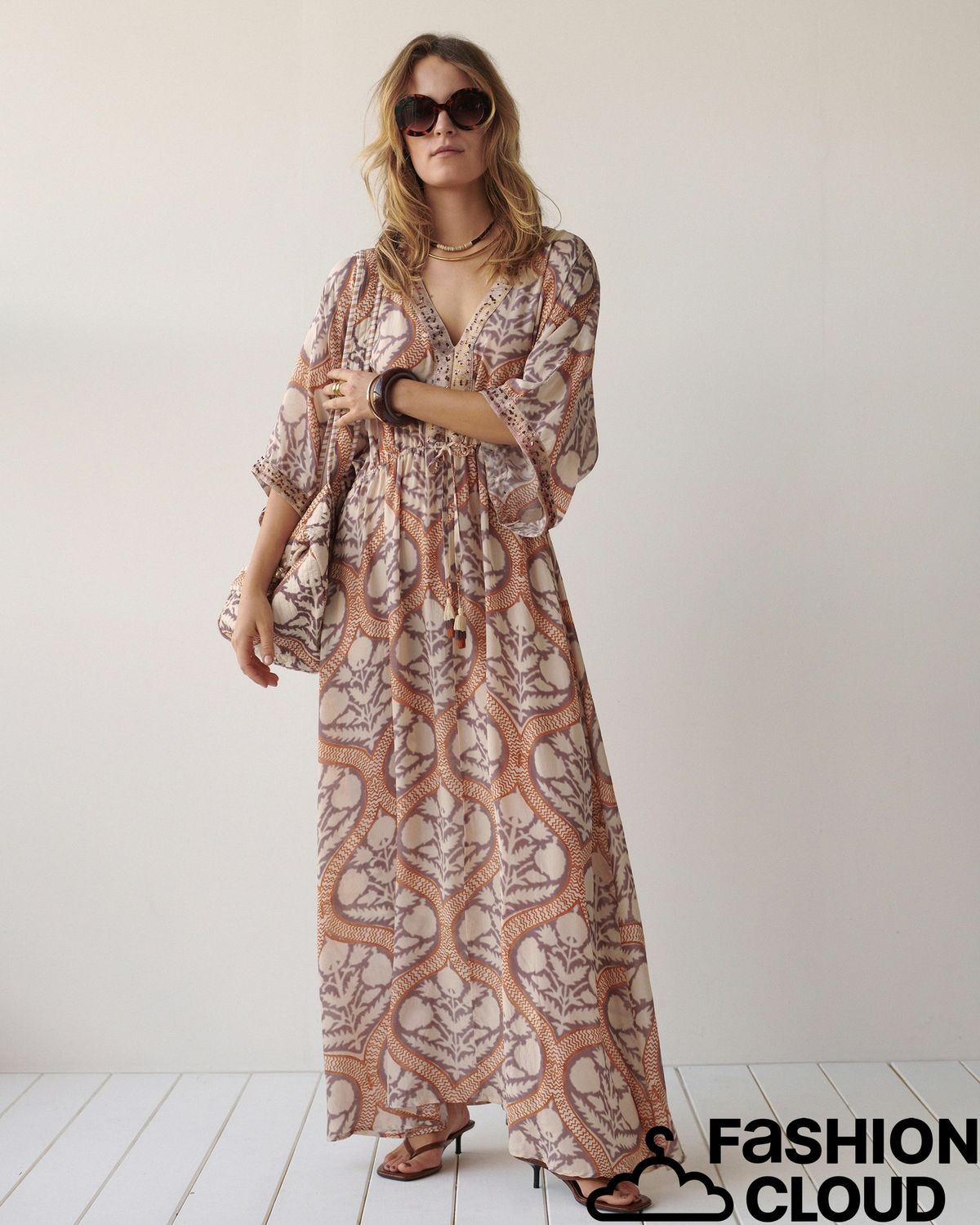 Summum Woman Dress Art deco print 5s1604-12121 120