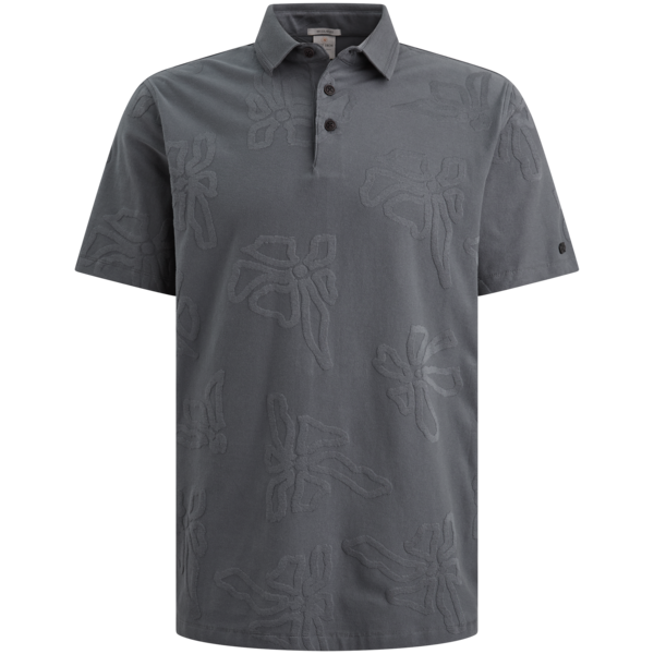 Cast Iron Short sleeve polo regular fit jacq CPSS2605897 Turbulence
