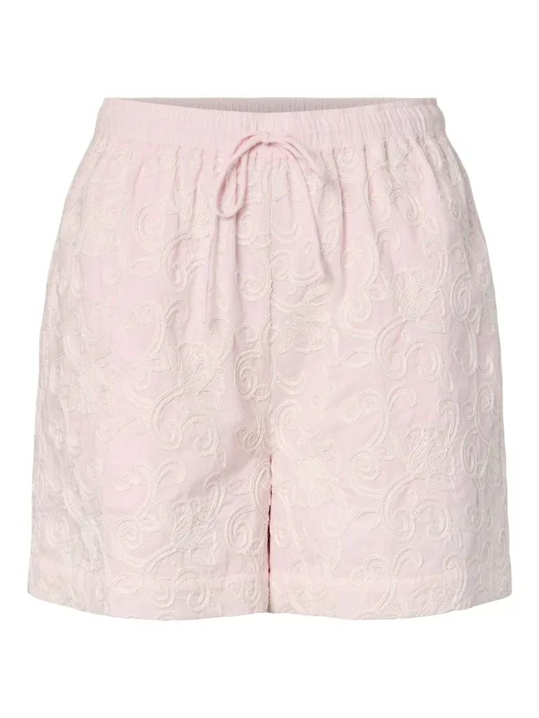 99999 - Algemene gro YASNITTA HW SHORTS 26040103 Ballerina/STAR WHITE