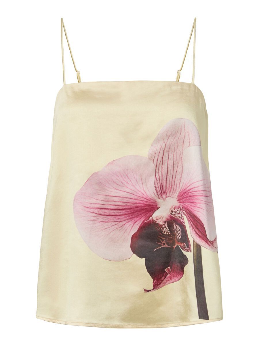 99999 - Algemene gro YASORCHIDA SATIN SINGLET TOP S. - S: 26039935 Anise Flower/