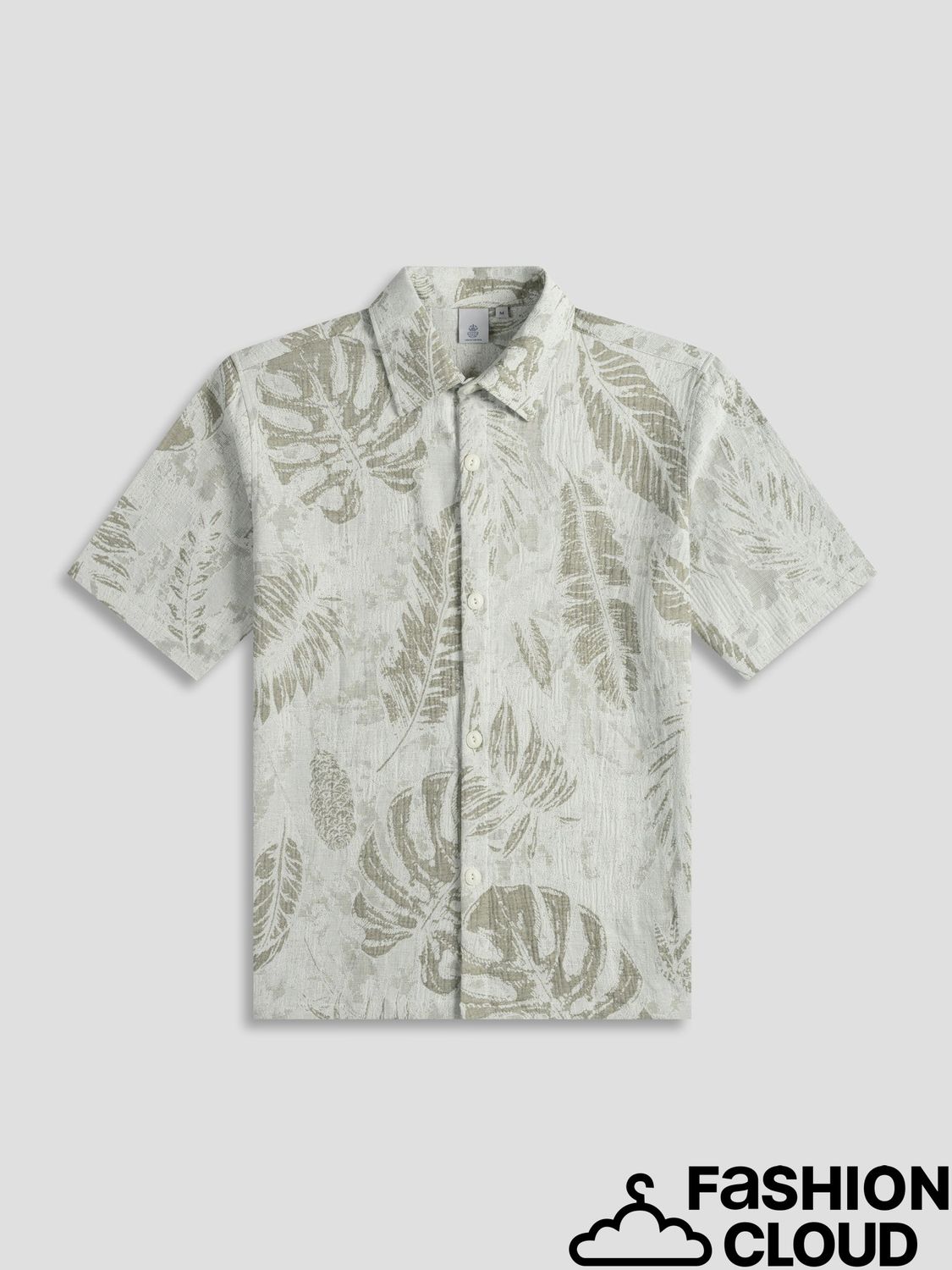 Law Of The Sea THALASSA JACQUARD SHIRT LAW-10410 Tea