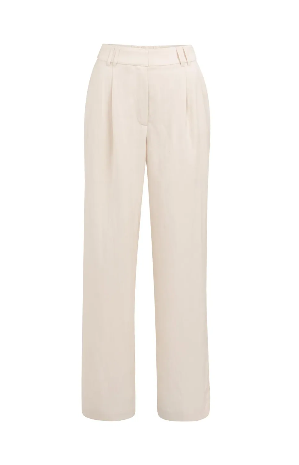 YaYa Woven wide leg trousers - L32 01-301253-605 CLOUD CREME WHITE