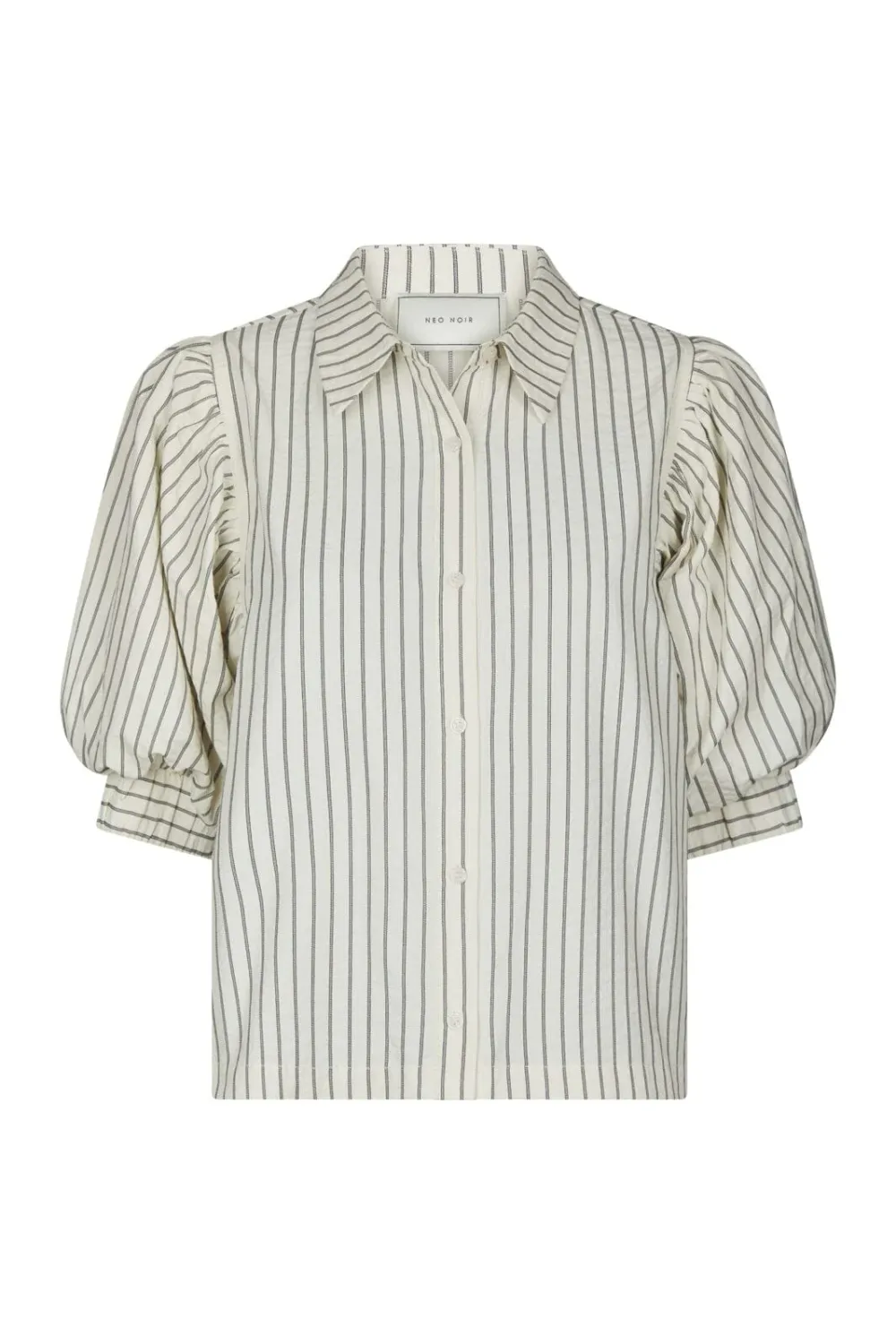 Neo Noir Etta Slim Stripe Shirt 168663 Off White