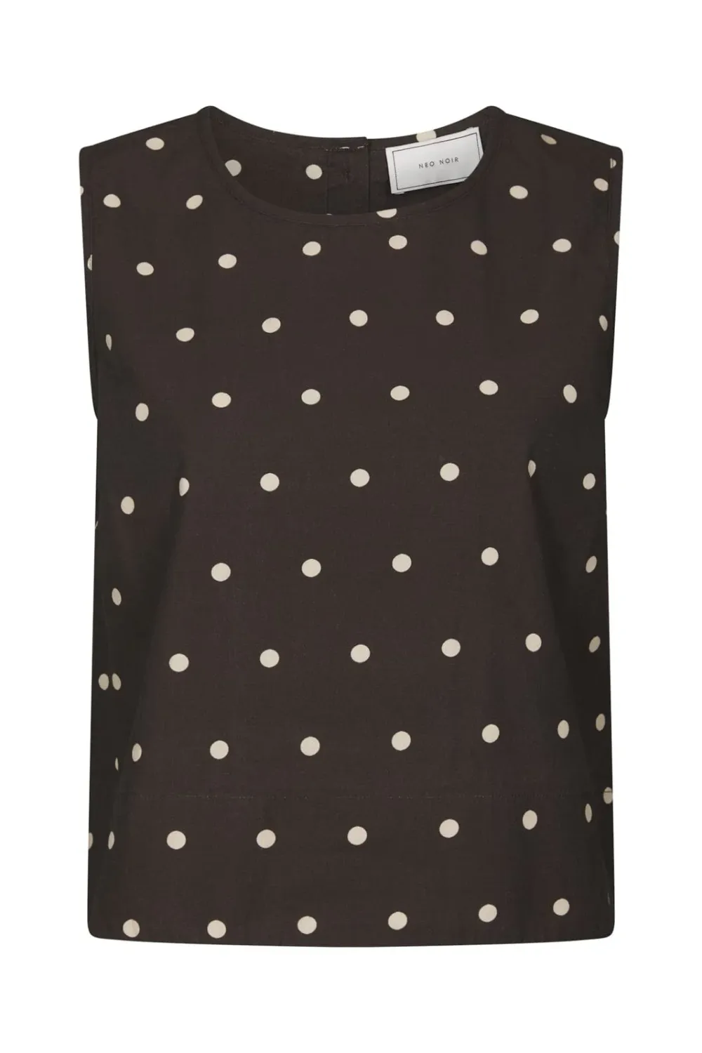 Neo Noir Polly Dot Top 169334 Dark brown