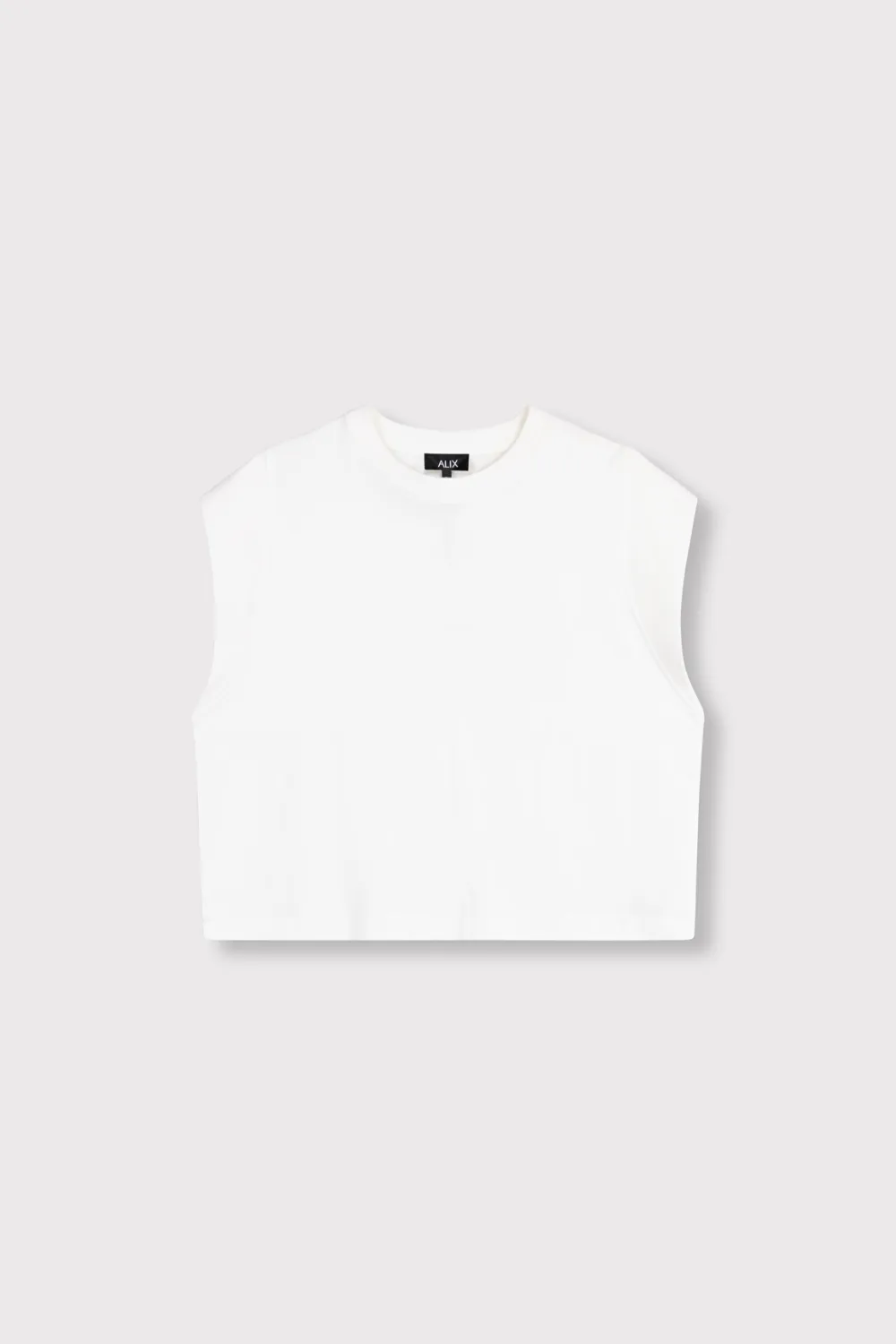 Alix the Label SLEEVELESS T-SHIRT 2606882809 soft white