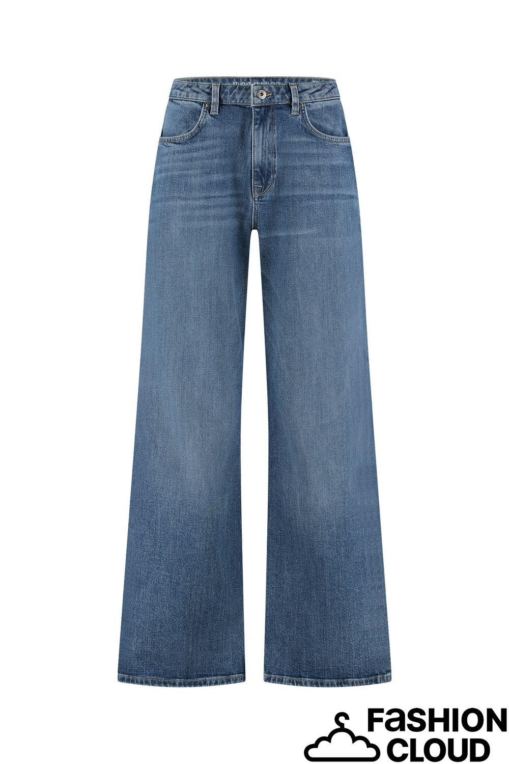 Studio Anneloes Lexie denim trousers 94853 mid jeans