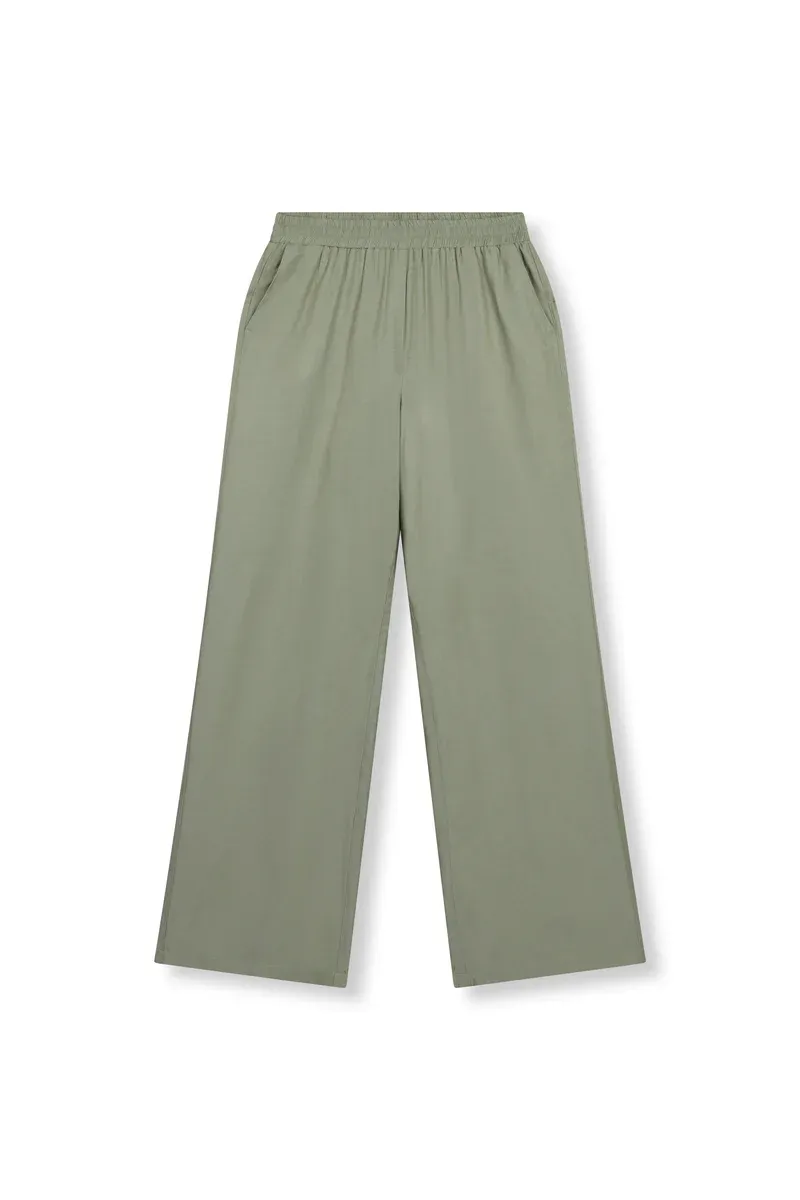 Refined ladies woven flowy wide leg pants NO R2606130194 army Refined ladies woven flowy wide leg pants NO R2606130194 army