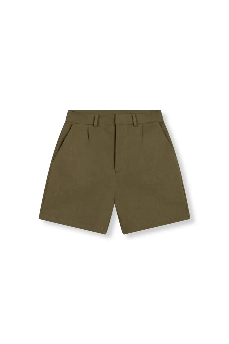 Refined ladies knitted relaxed shorts PUMA R2606296200 army
