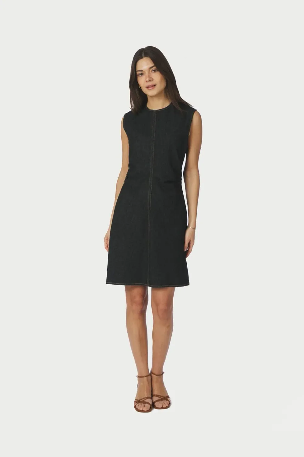Neo Noir Jubi Denim Dress 169361 DARK BLUE