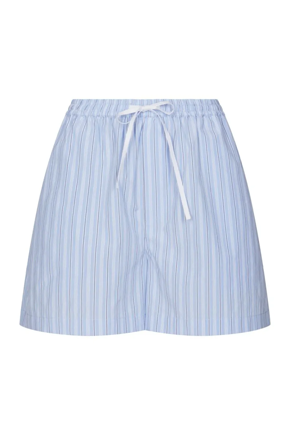 Neo Noir Camell Stripe Shorts 169225 Light blue stripe