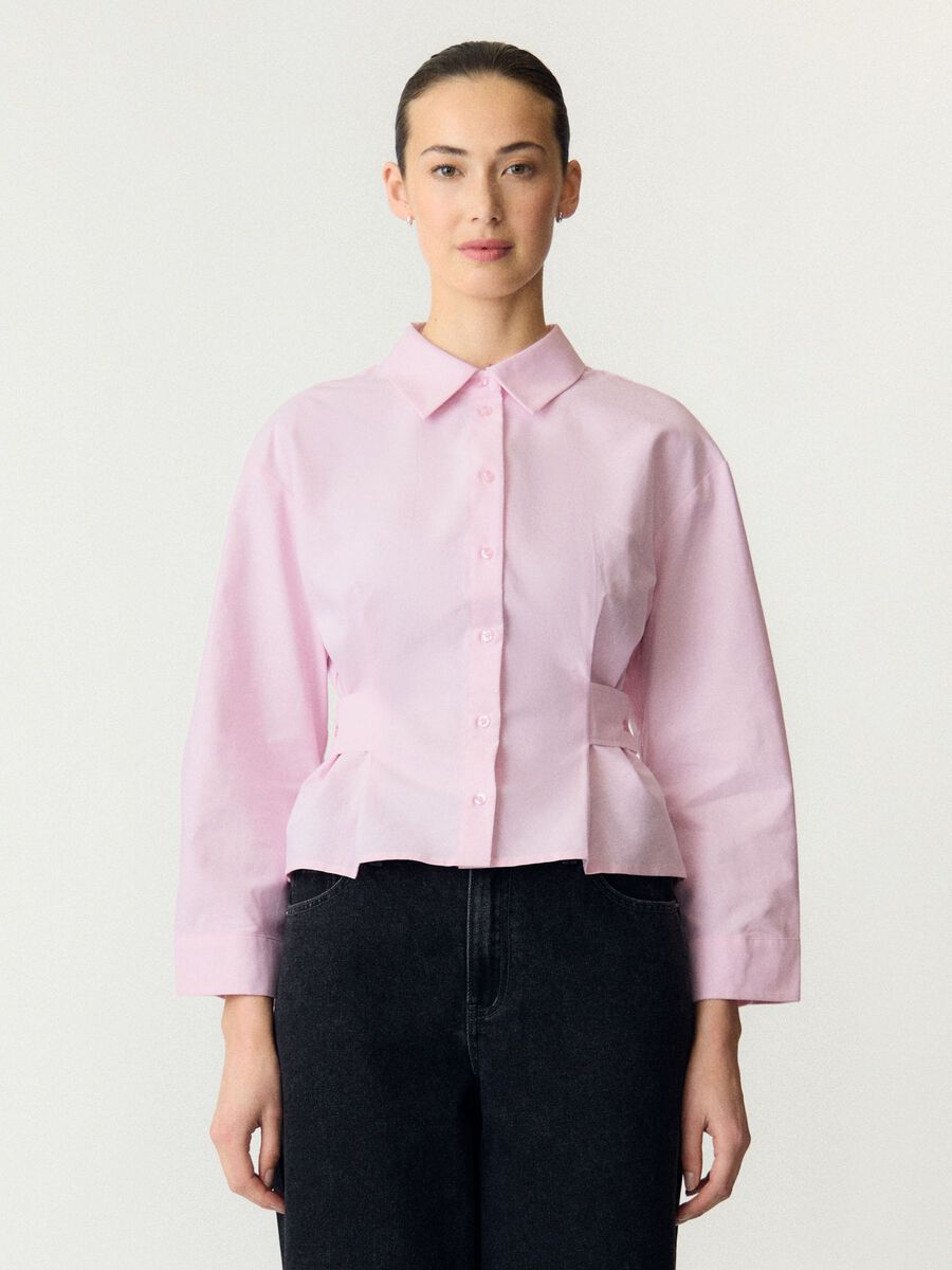 99999 - Algemene gro YASOXIMA LS SHORT SHIRT 26041137 Pale Lilac
