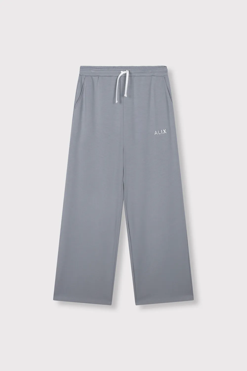 Alix the Label SCUBA WIDE LEG PANTS 2607160793 light grey Alix the Label SCUBA WIDE LEG PANTS 2607160793 light grey