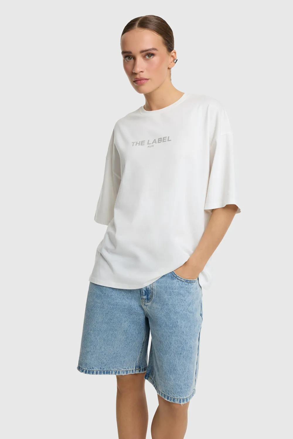 Alix the Label THE LABEL T-SHIRT 2607846805 soft white