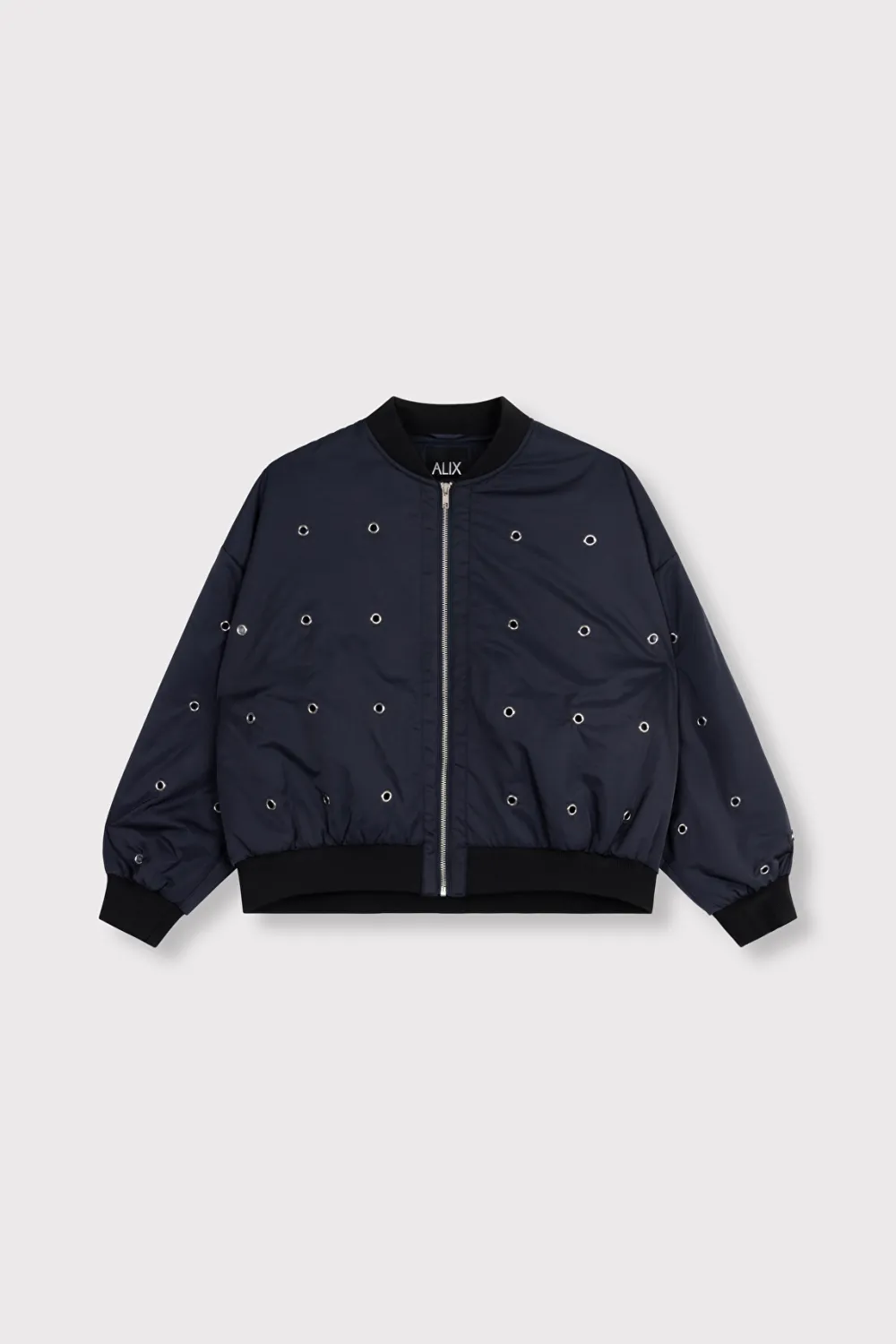 Alix the Label EYELET BOMBER 2607402721 navy Alix the Label EYELET BOMBER 2607402721 navy