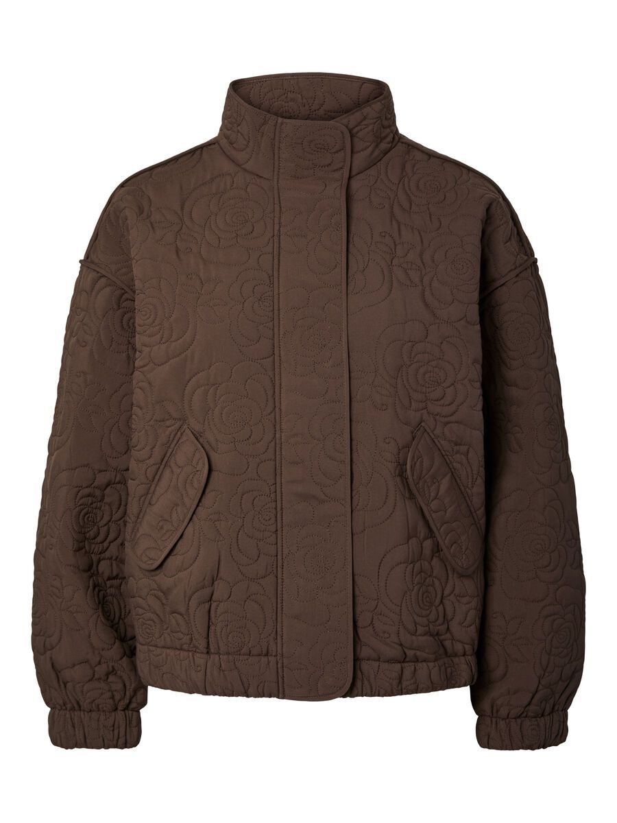 99999 - Algemene gro YASFIPURA LS QUILTED JACKET S. NOOS 26037925 Chocolate Brow