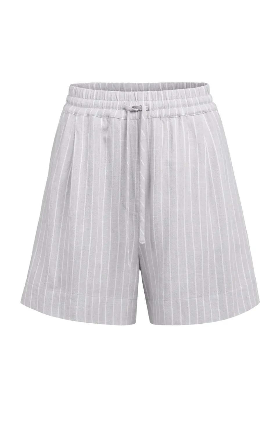 YaYa Gestreepte short 01-321037-606 ALABASTER GRAY DESSI