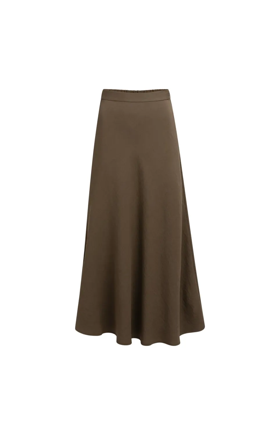 YaYa A-lijn maxi rok 01-401096-607 SLATE BLACK BROWN