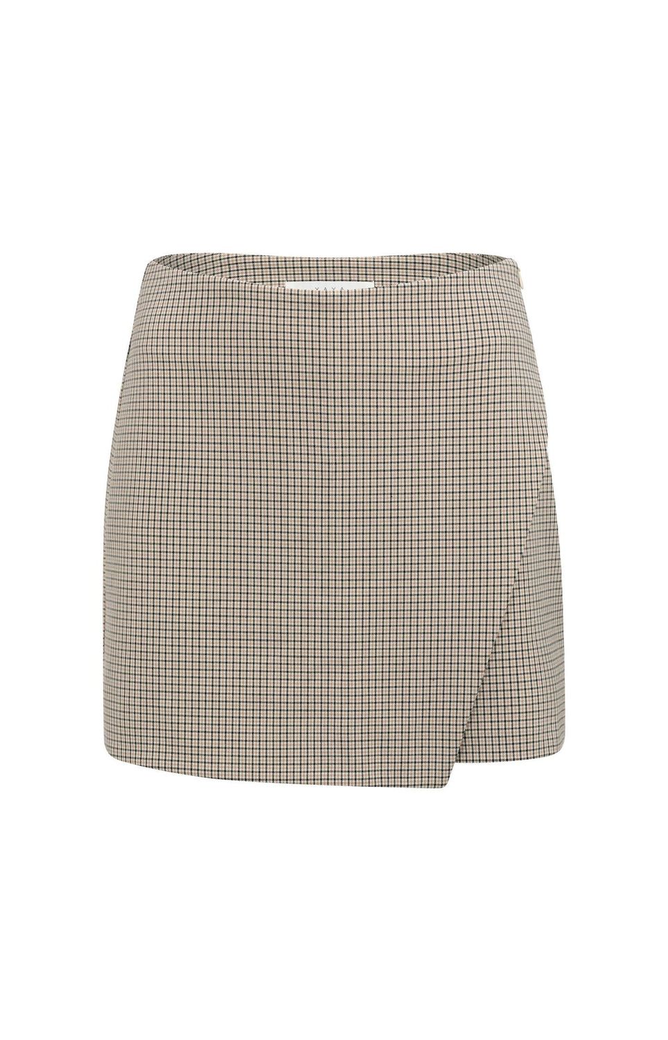 YaYa Geruite minirok 01-401097-607 BEIGE DESSIN YaYa Geruite minirok 01-401097-607 BEIGE DESSIN