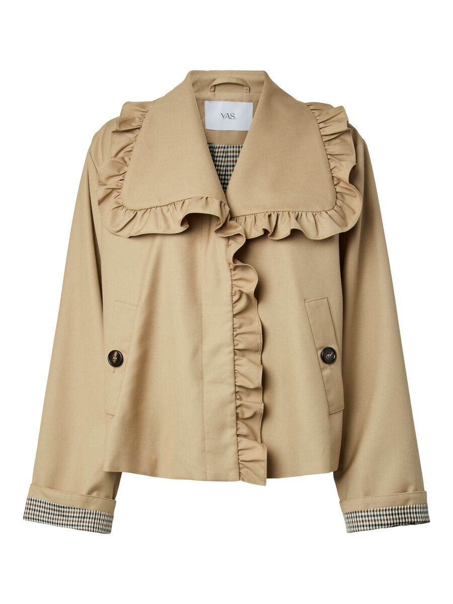 99999 - Algemene gro YASELSIA LS SHORT TRENCHCOAT 26041368 Incense 99999 - Algemene gro YASELSIA LS SHORT TRENCHCOAT 26041368 Incense