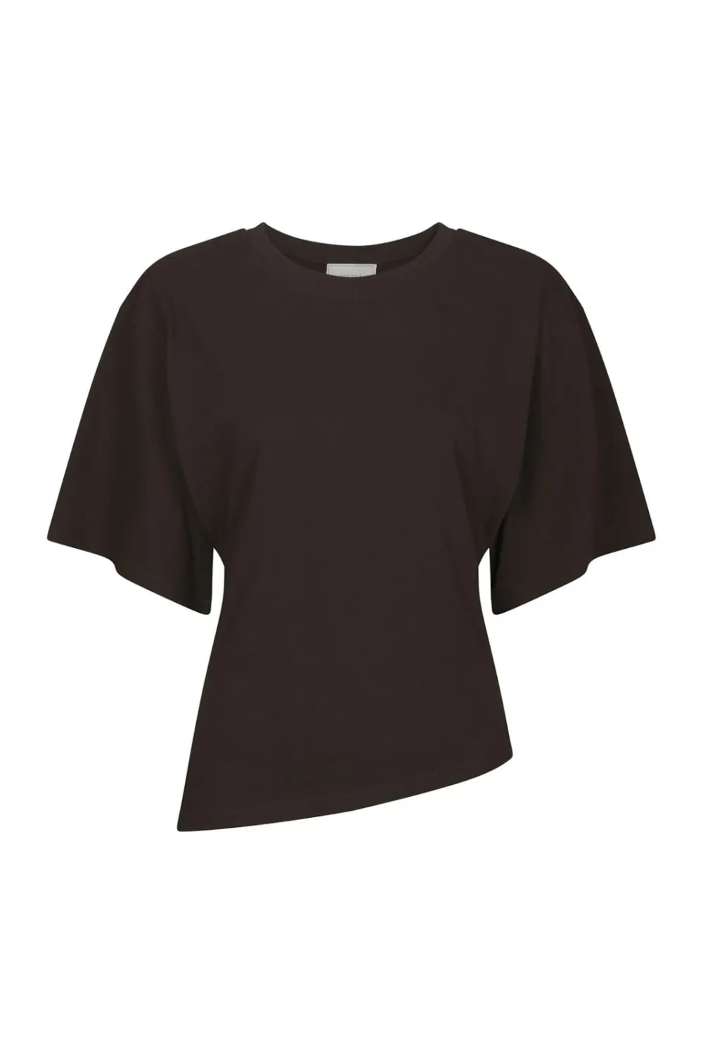 Neo Noir Alira Boxy Tee 169728 Dark brown