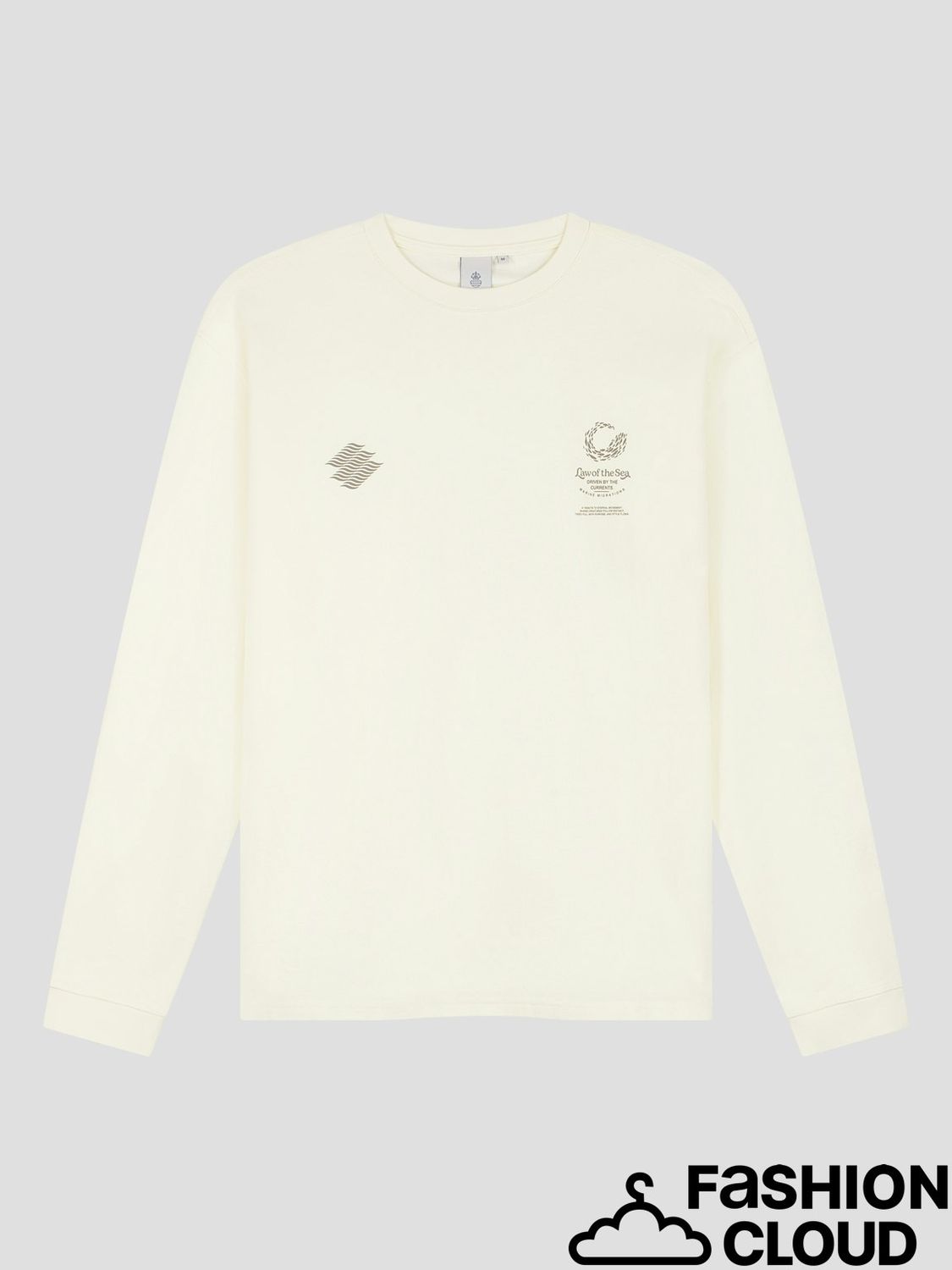 Law Of The Sea MAZU LONG SLEEVE ARTWORK T-SHIRT LAW-10530 Snow White