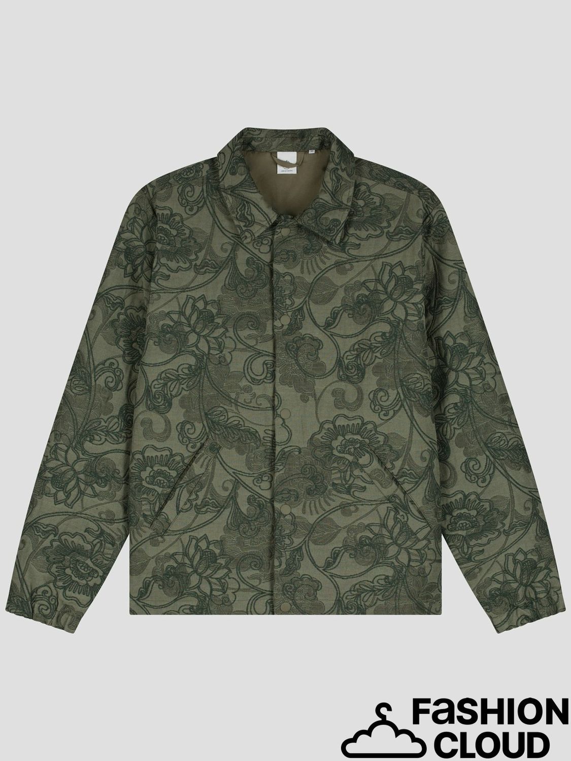 Law Of The Sea DRIV JACQUARD SHIRTJACKET LAW-10494 Olive