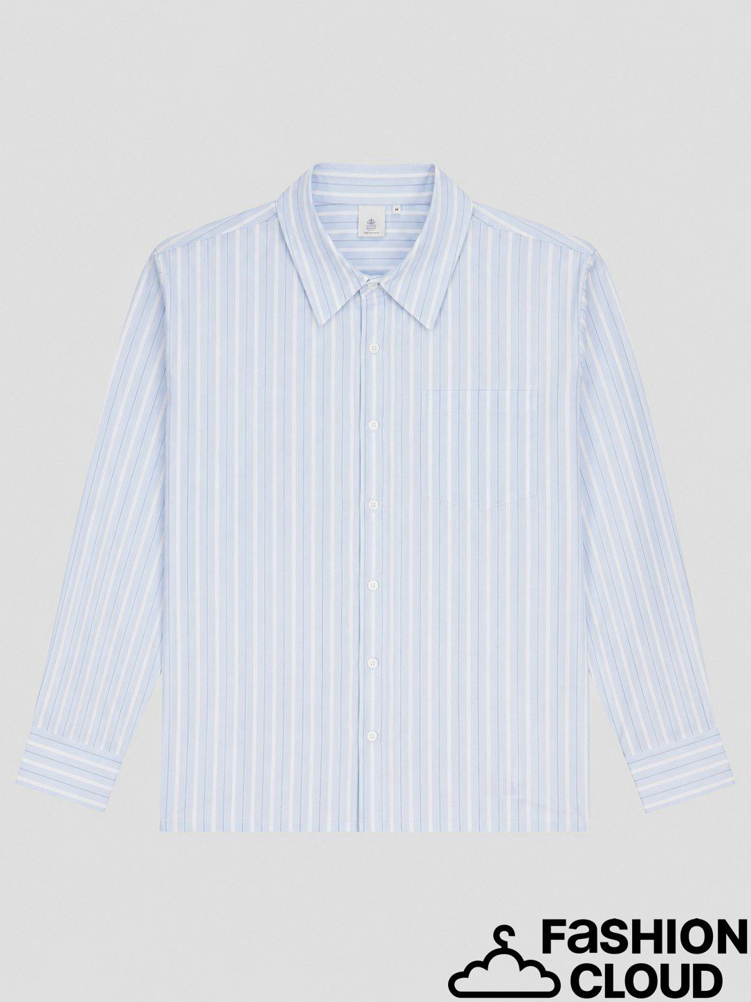 Law Of The Sea SQUALL YARN DYED STRIPED SHIRT LAW-10480 Light Blue Law Of The Sea SQUALL YARN DYED STRIPED SHIRT LAW-10480 Light Blue
