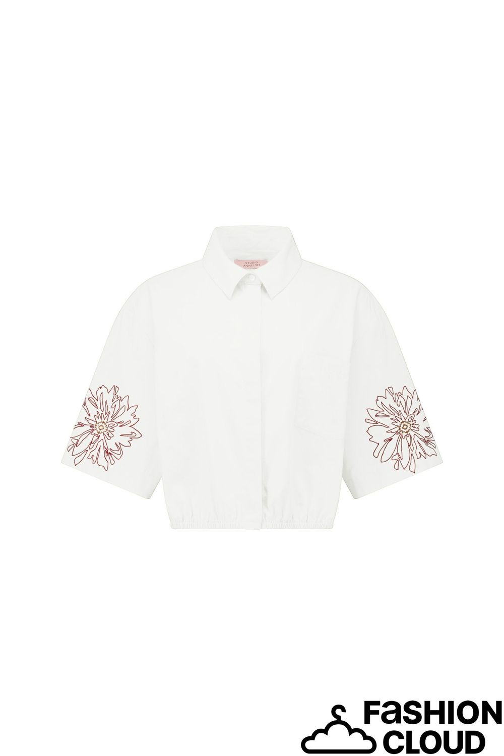 Studio Anneloes Noleste poplin blouse 14042 white