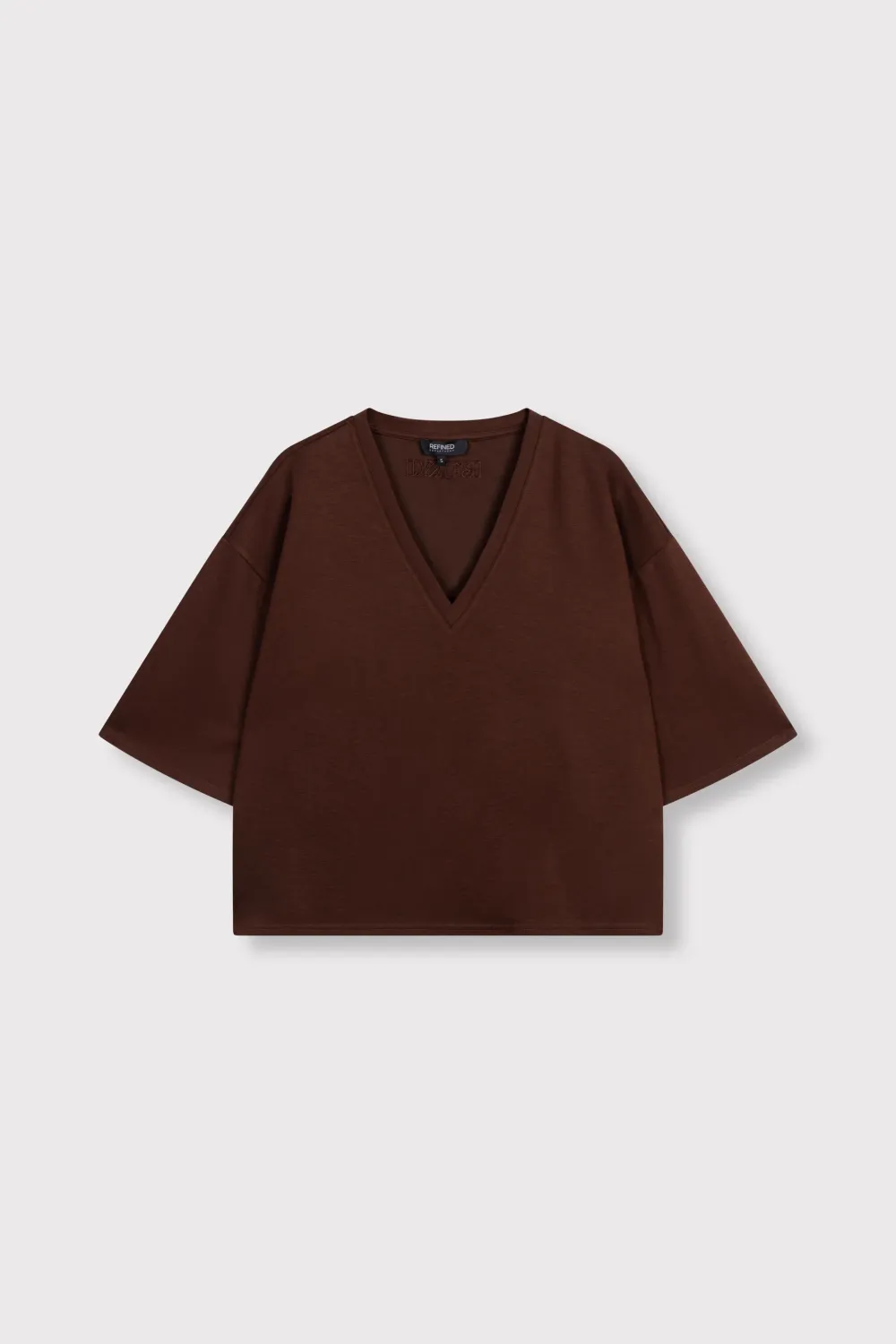 Refined DOLLA T-SHIRT R2608762041 choc brown