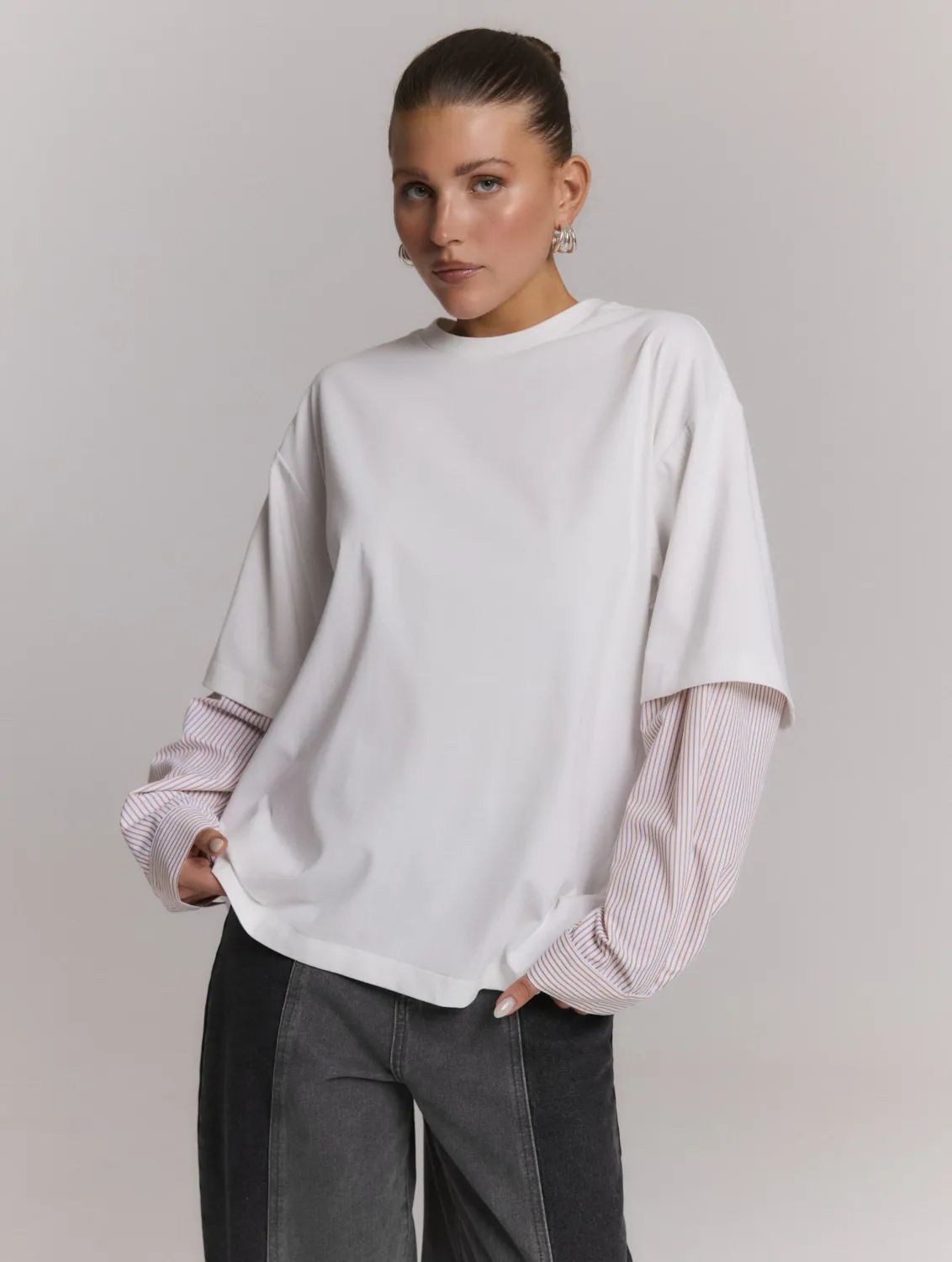 Refined DEVON T-SHIRT R2608840064 off white