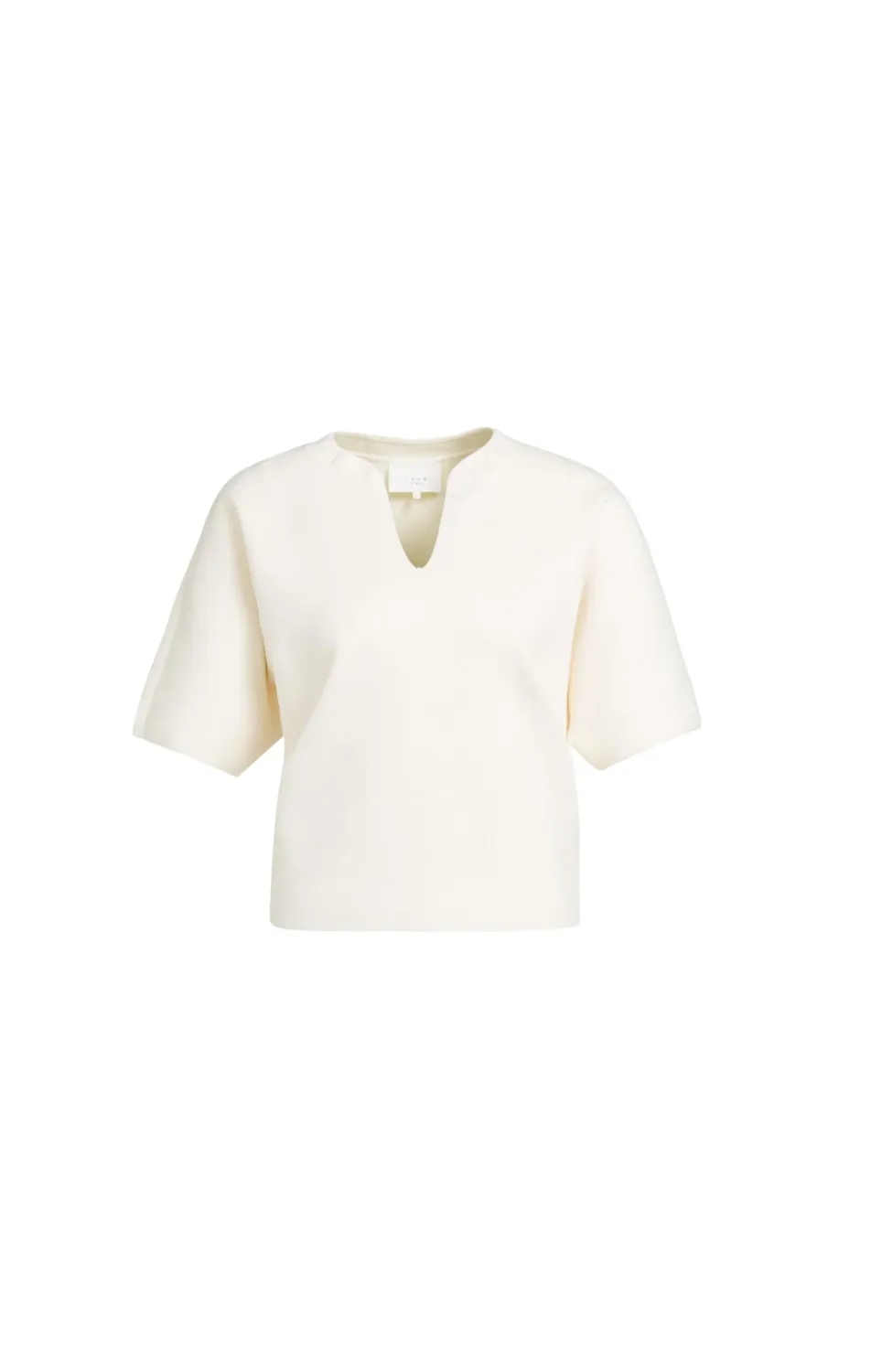 YaYa Gebreide top met bomberkraag 01-000616-608 OFF WHITE YaYa Gebreide top met bomberkraag 01-000616-608 OFF WHITE