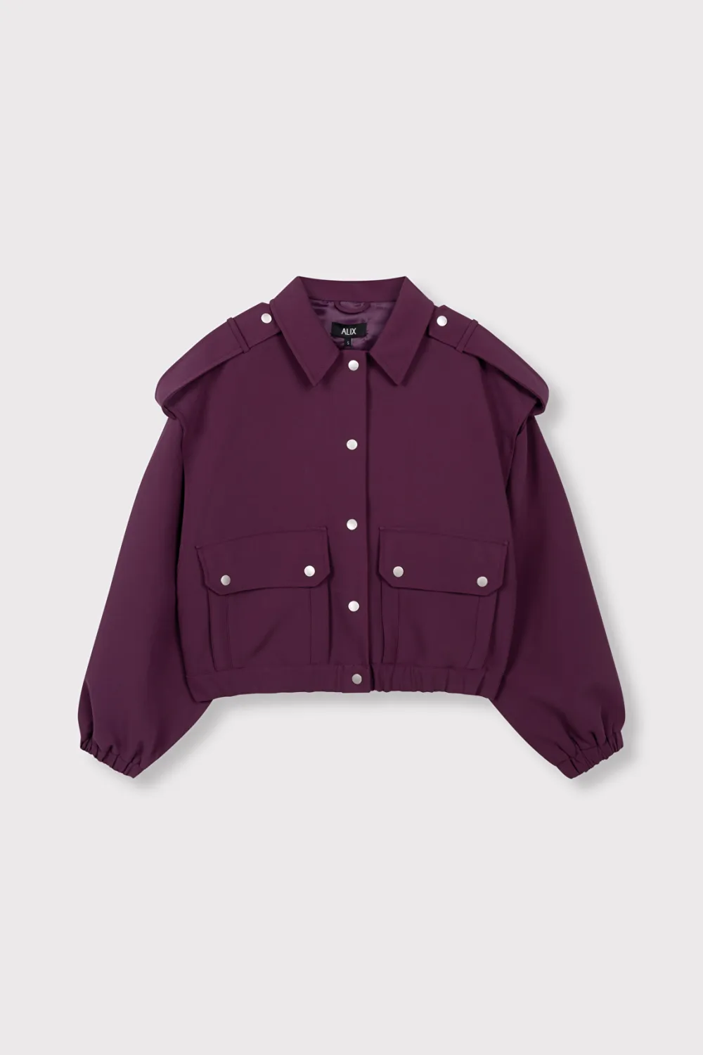 Alix the Label POCKETS JACKET 2608421853 aubergine Alix the Label POCKETS JACKET 2608421853 aubergine