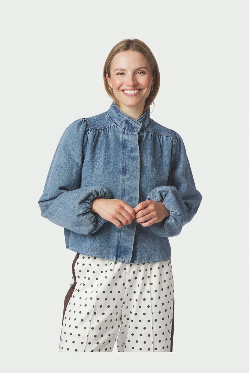 Neo Noir Tirsa Denim Jacket 168436 Blue