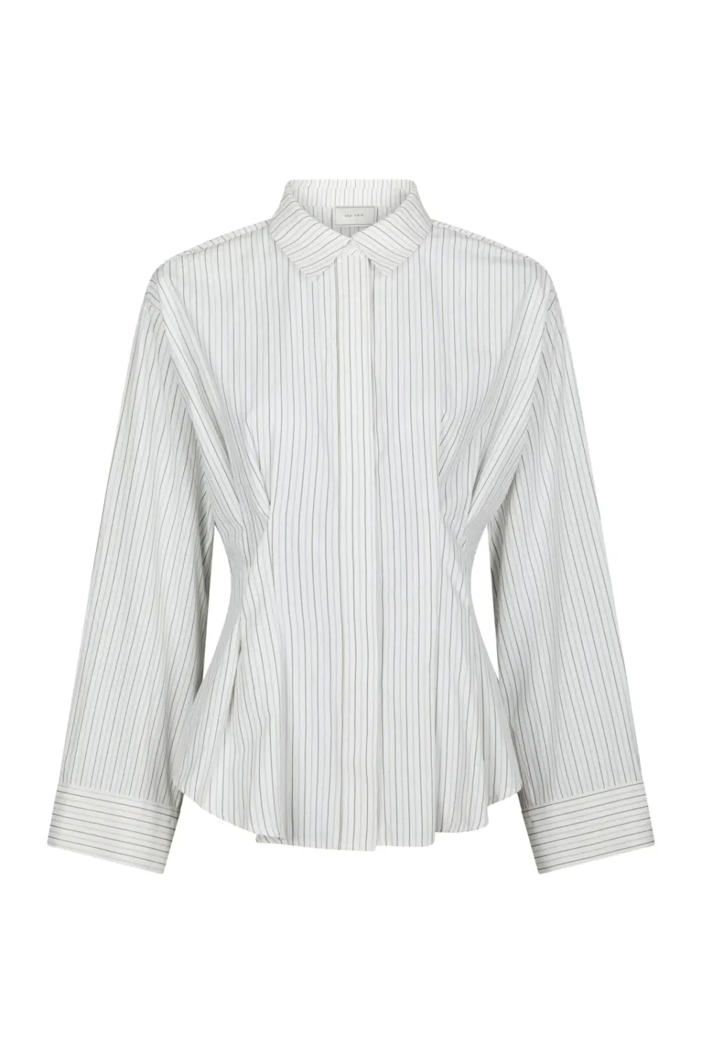 Neo Noir Lytra Double Stripe Shirt 170120 White stripe