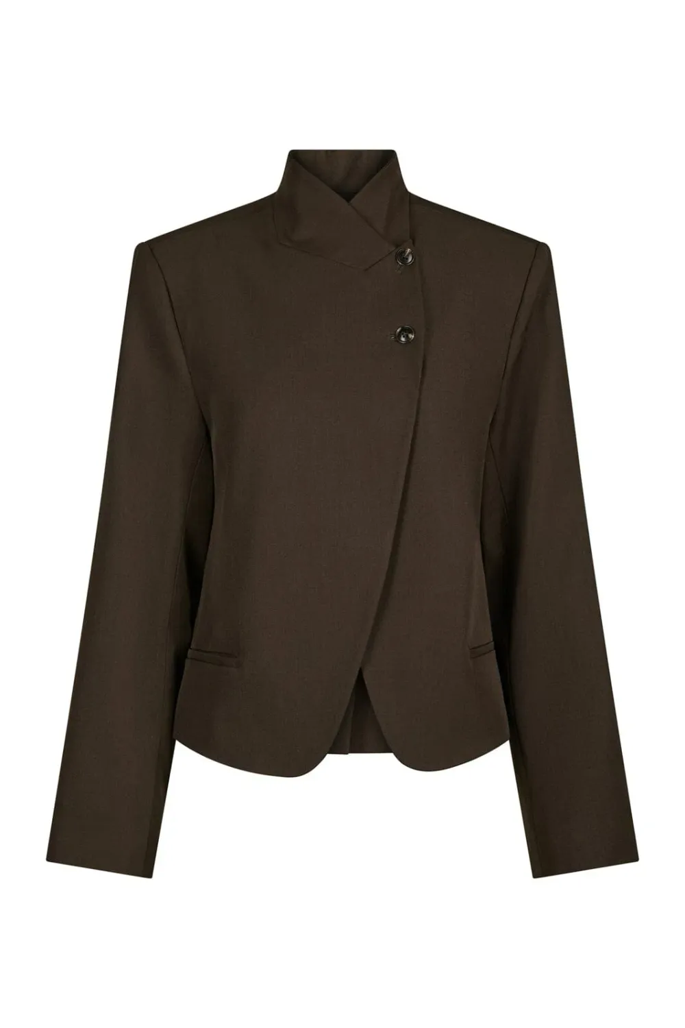 Neo Noir Tiria Structure Blazer 170815 Dark brown Neo Noir Tiria Structure Blazer 170815 Dark brown