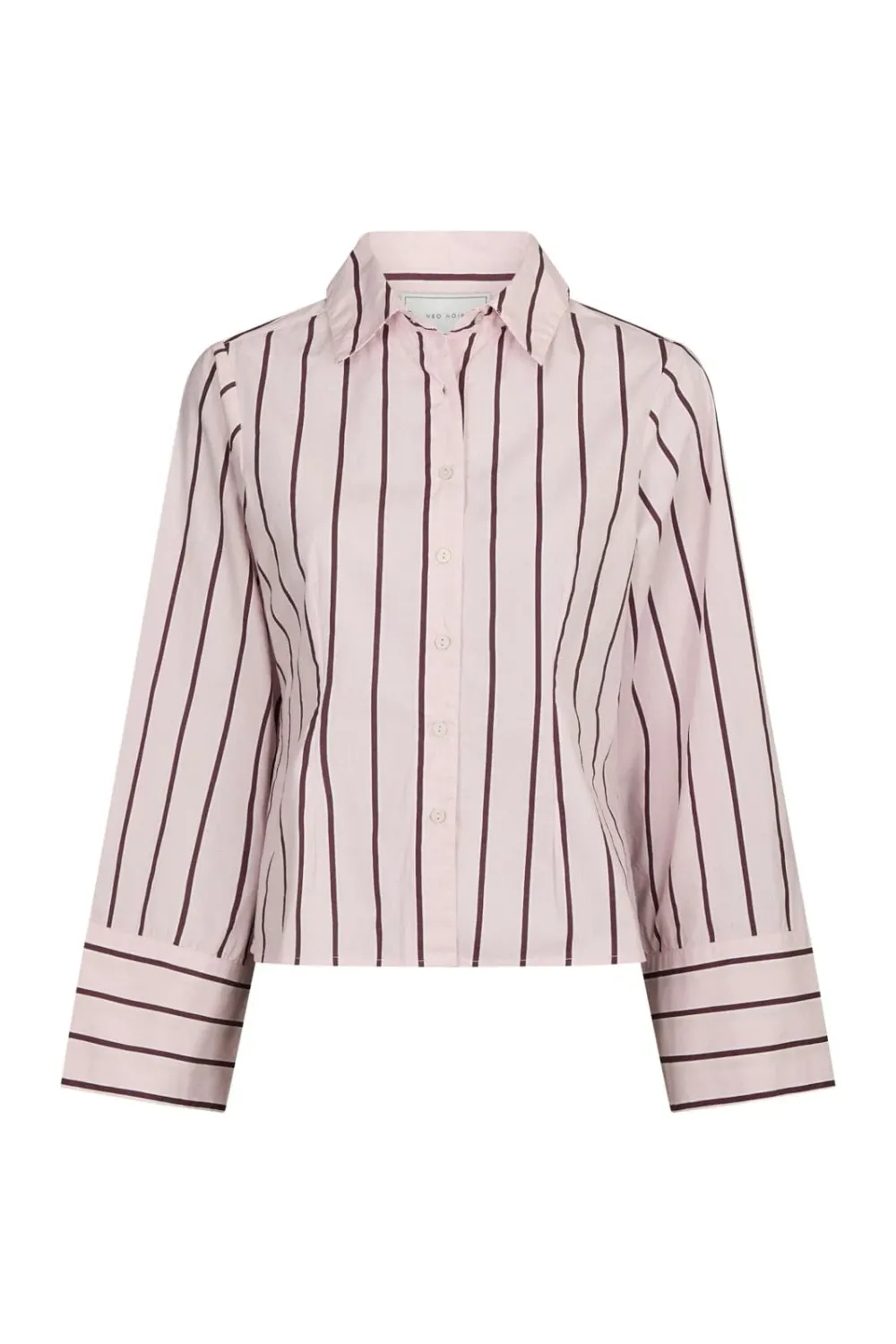 Neo Noir Rosa Wide Stripe Shirt 169704 Light pink