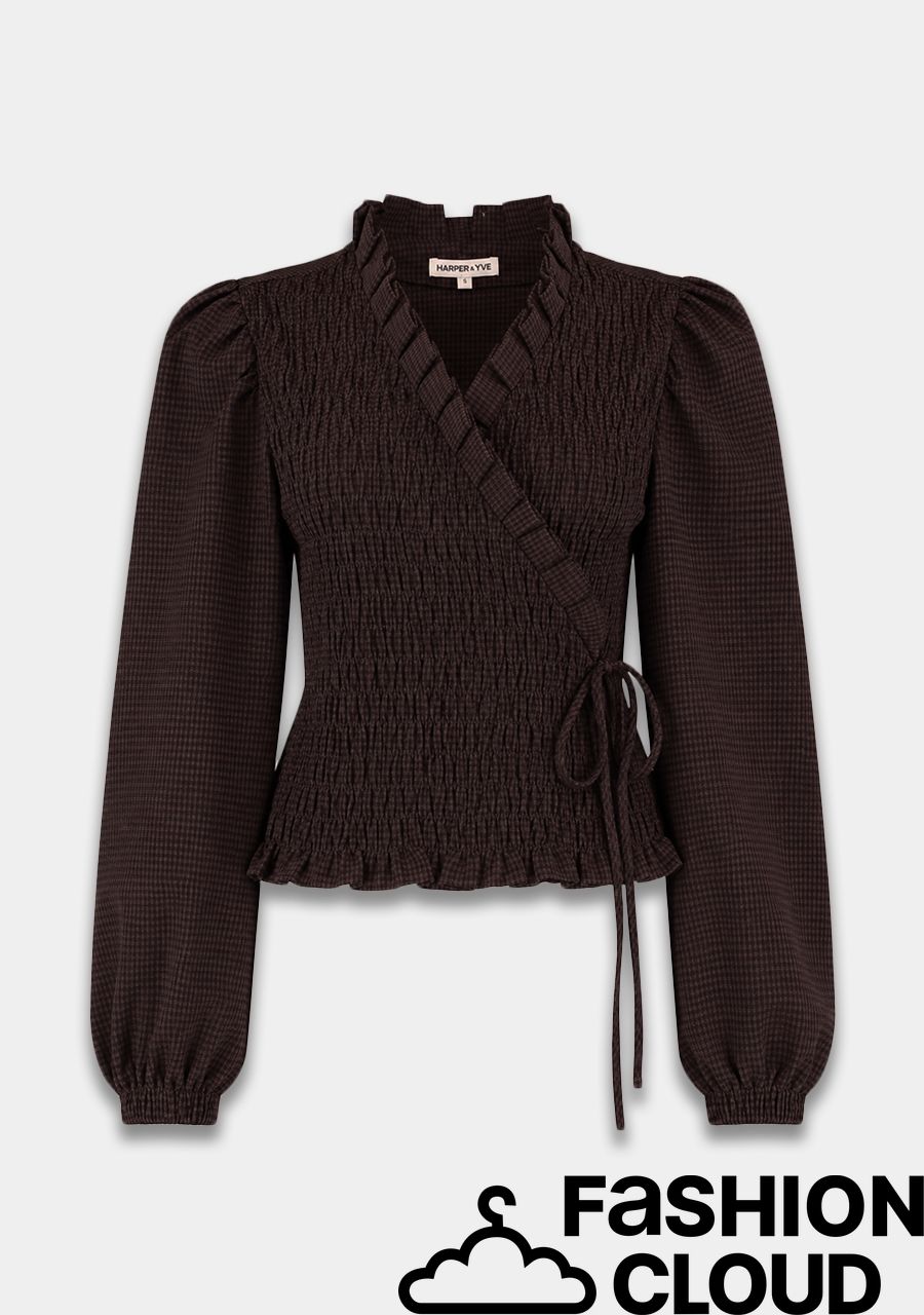 Harper &amp; Yve DEBBY-LS AW6P601 HOT FUDGE