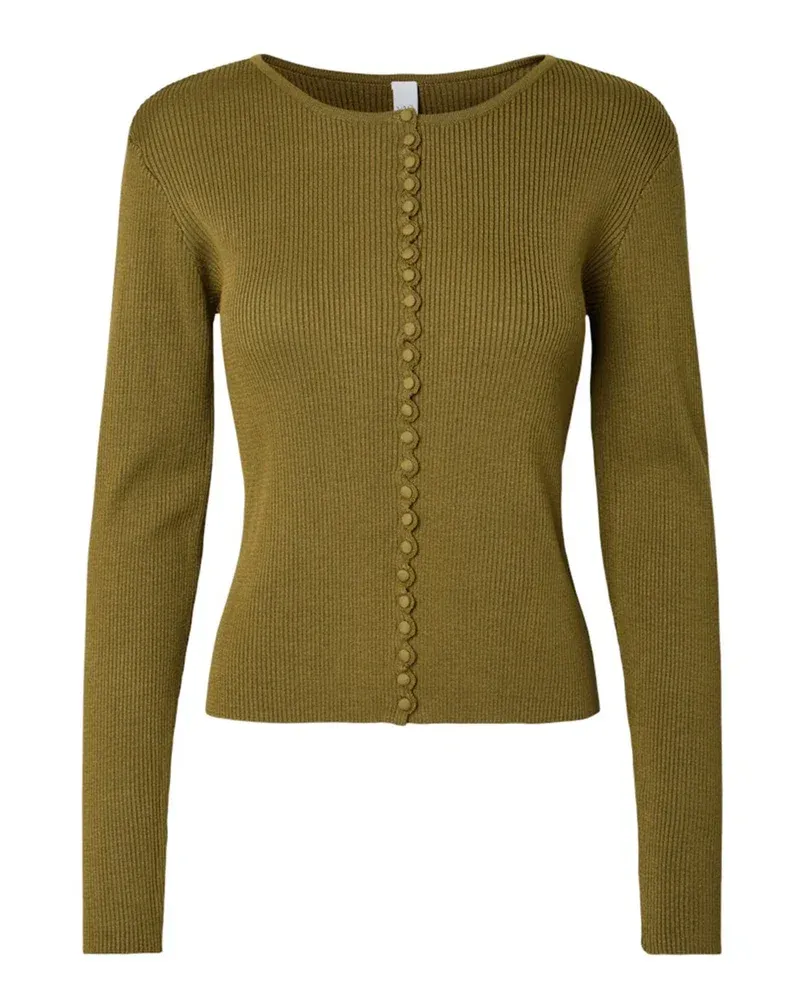 99999 - Algemene gro YASSIANA LS KNIT PULLOVER S. 26041868 Fir Green