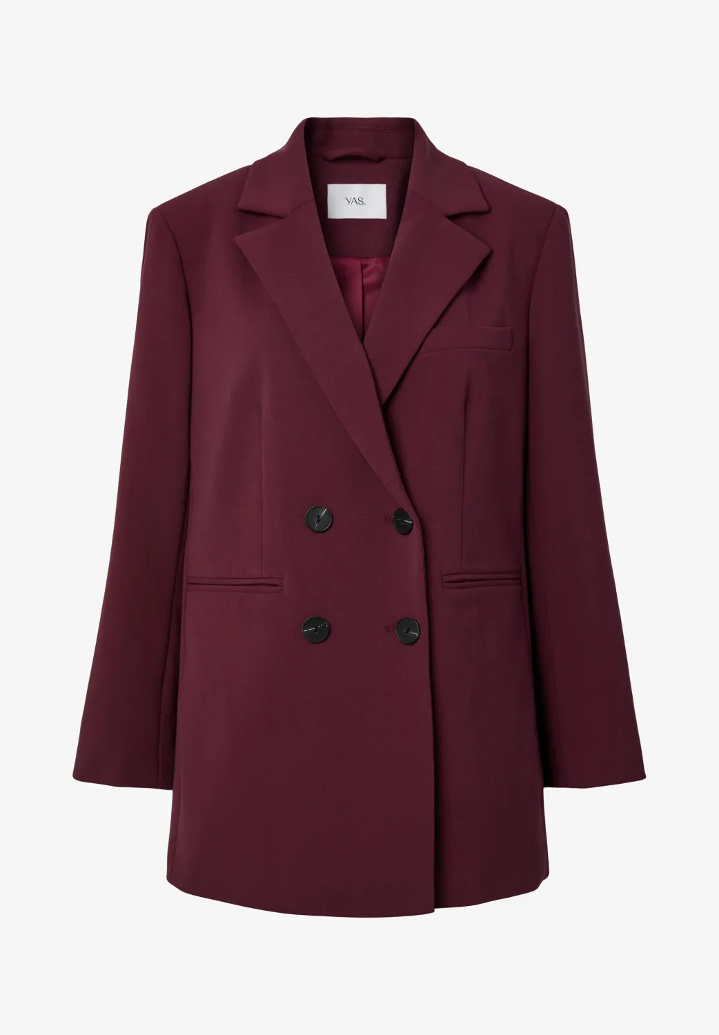 Y.A.S Likka oversized blazer – fig