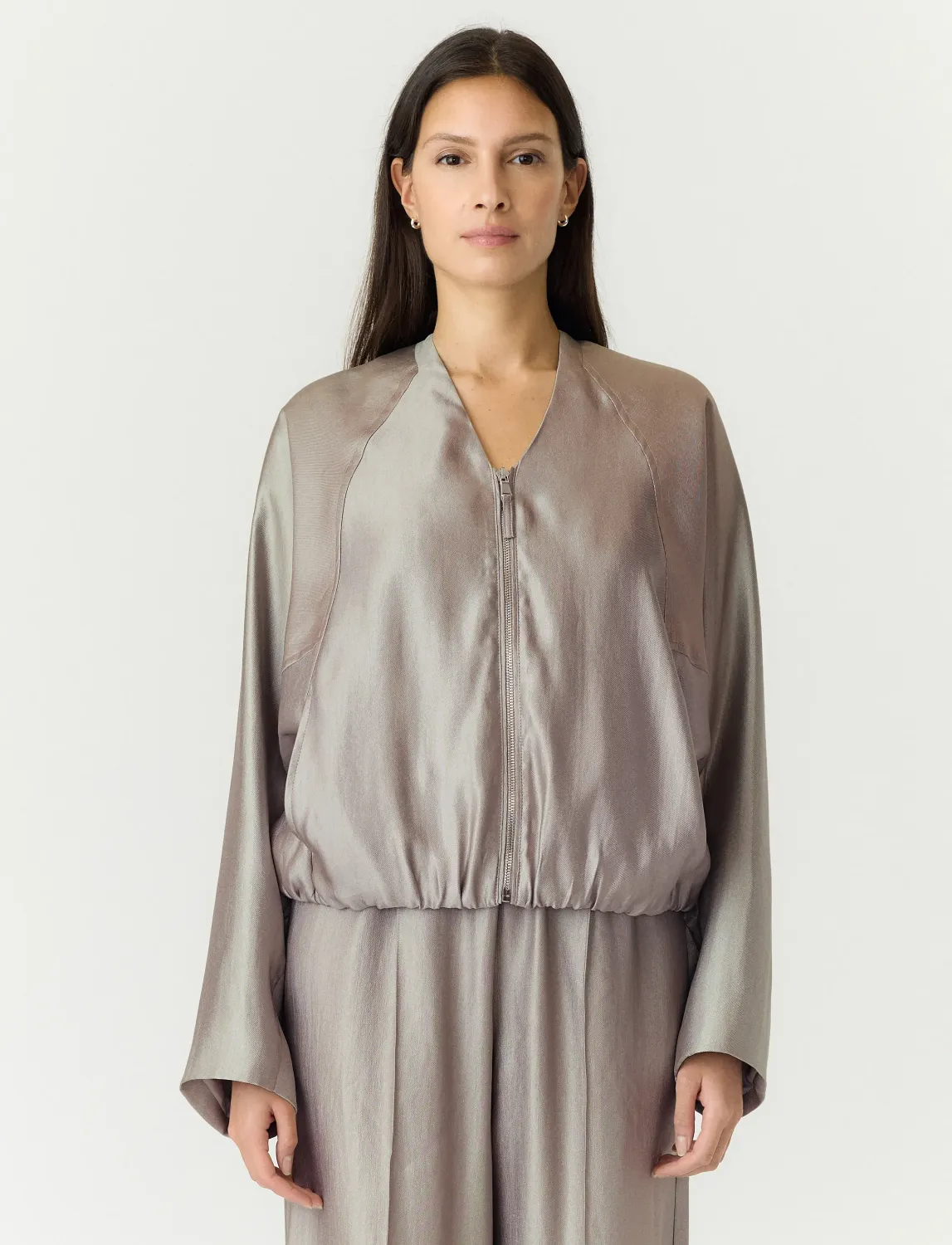 99999 - Algemene gro YASMALLIS LS BOMBER JACKET 26041063 Timber Wolf