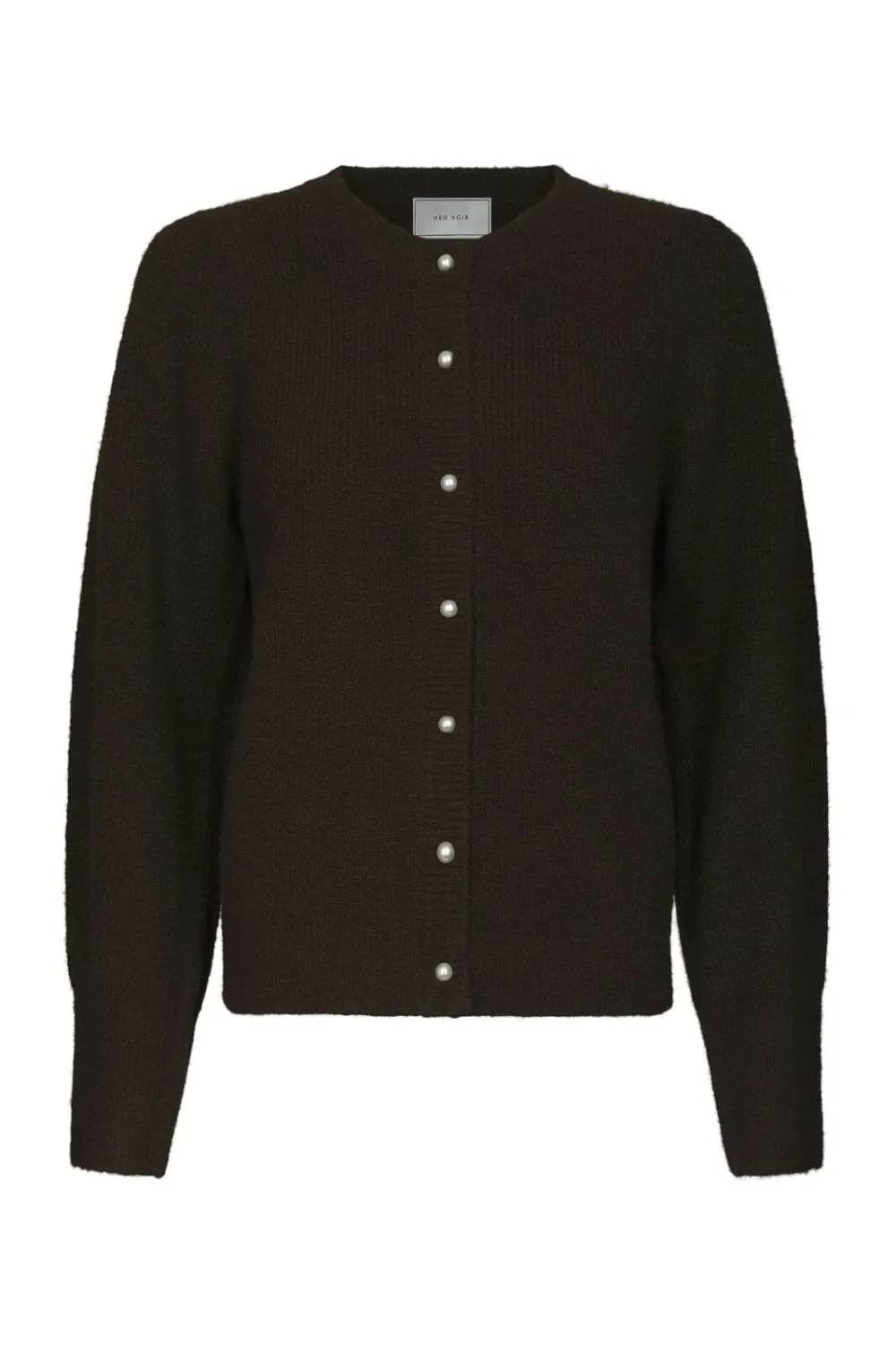 Neo Noir Nuna Knit Cardigan 162242 Brown
