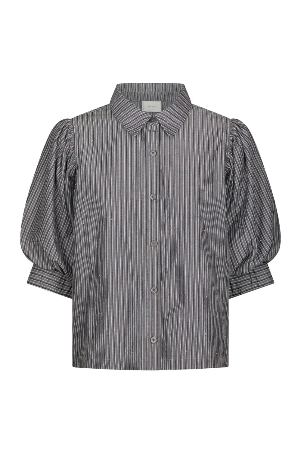 Neo Noir Etta Stripe B Shirt 169544 Dark Grey