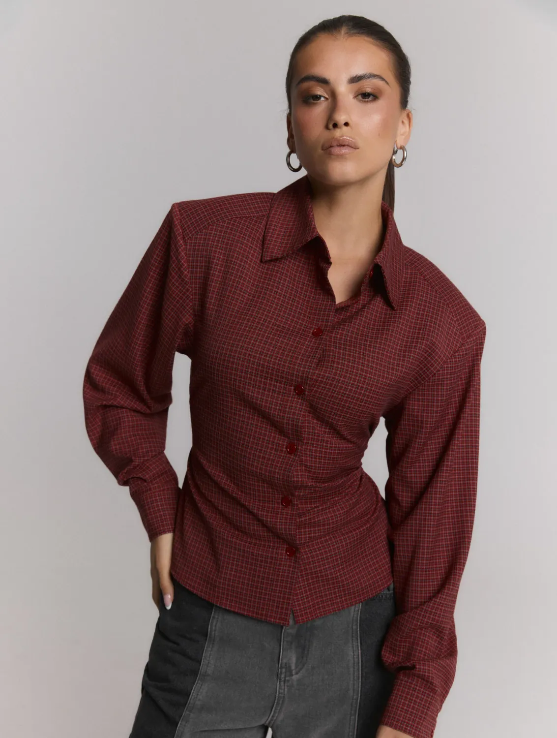 Refined PRESLEY BLOUSE R2608966055 check