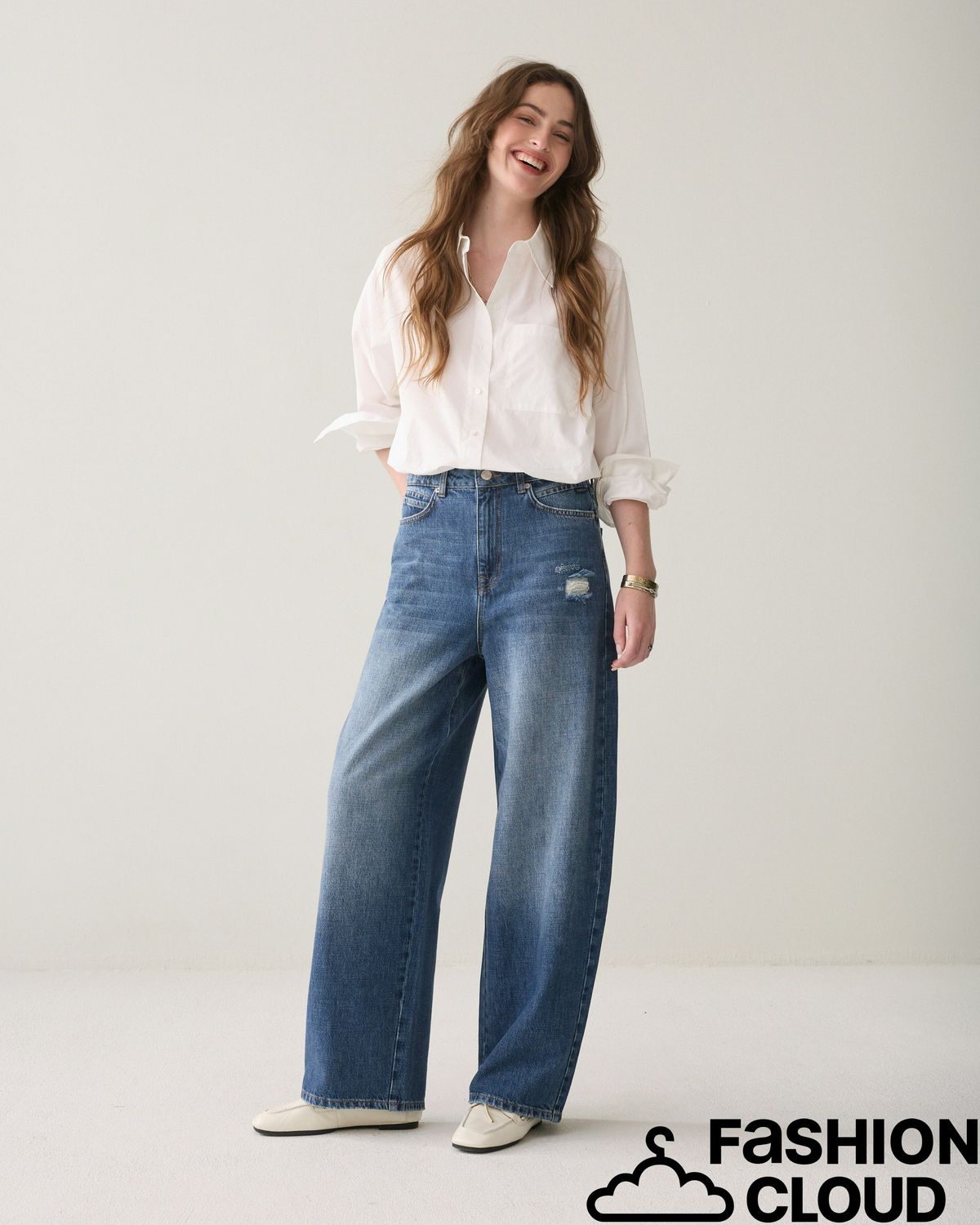 Summum Woman Loose fit jeans Mid weight cotton de 4s3052-5222 453