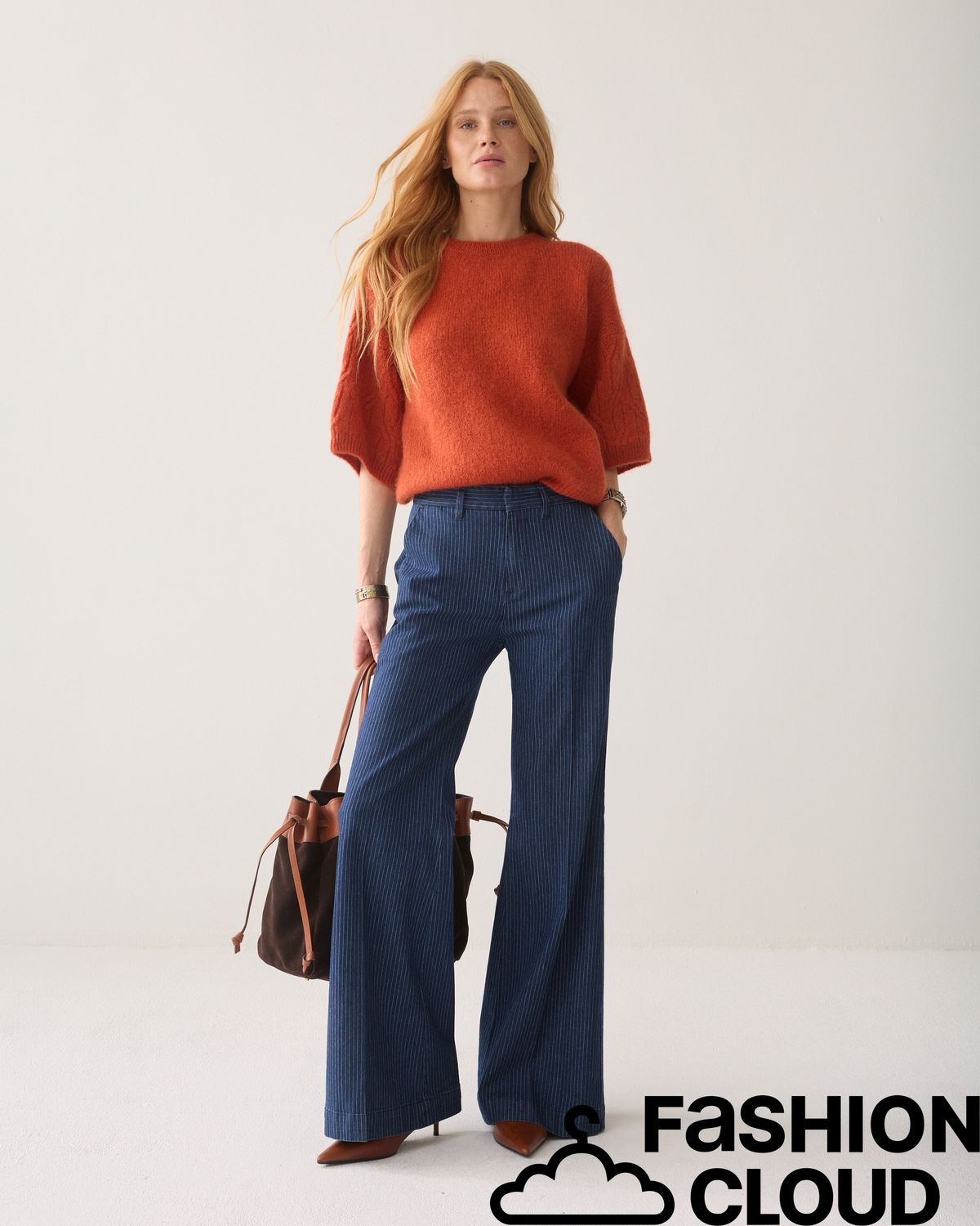 Summum Woman Boxy sweater Mohair wool blend knit 7s8040-70100 508
