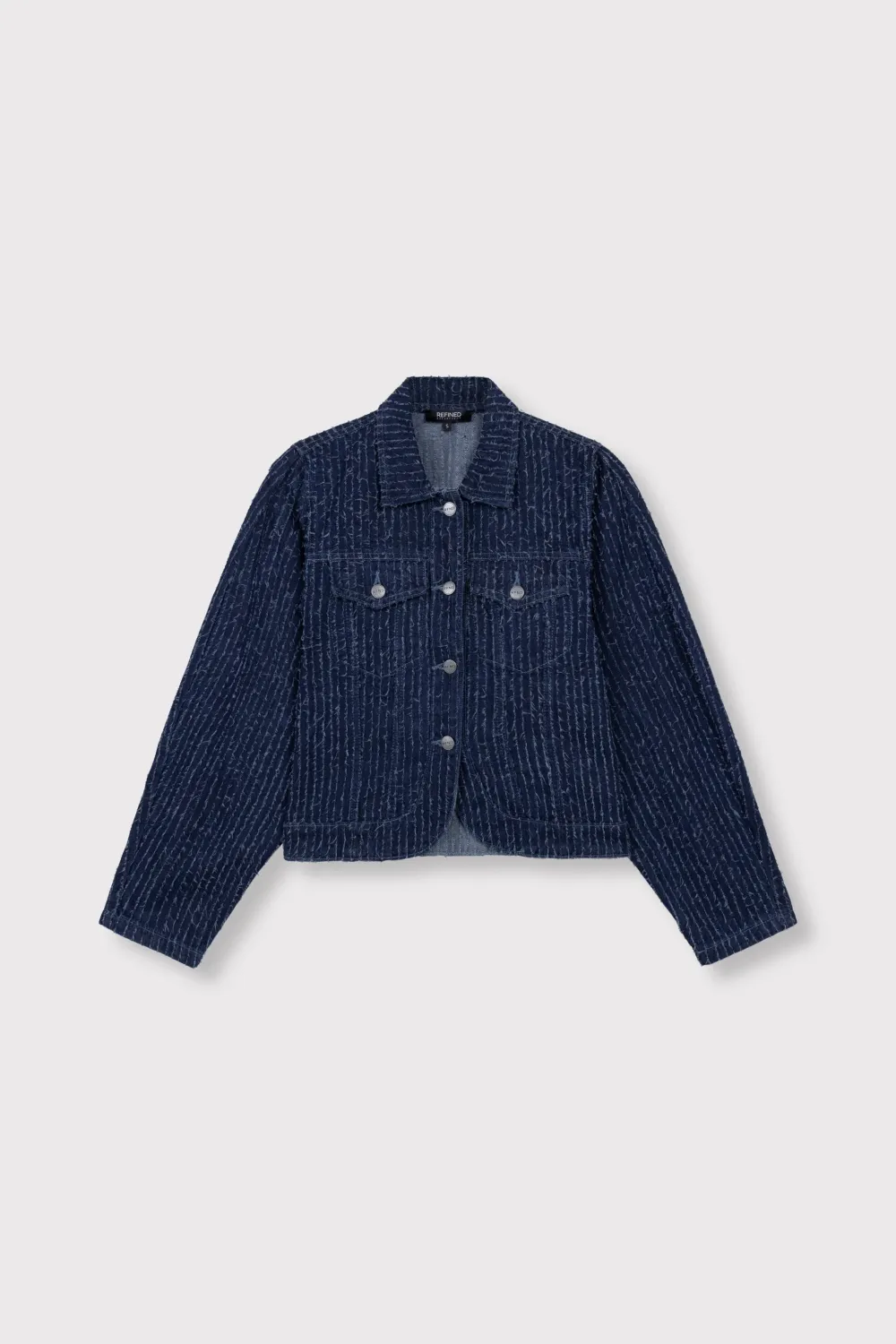Refined AYLA JACKET R2609474059 blue denim