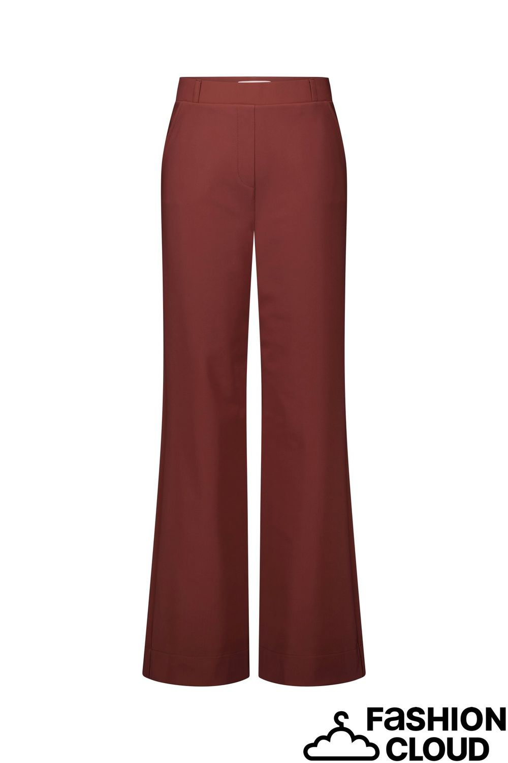 Studio Anneloes Lexie bonded trousers 14073 chestnut