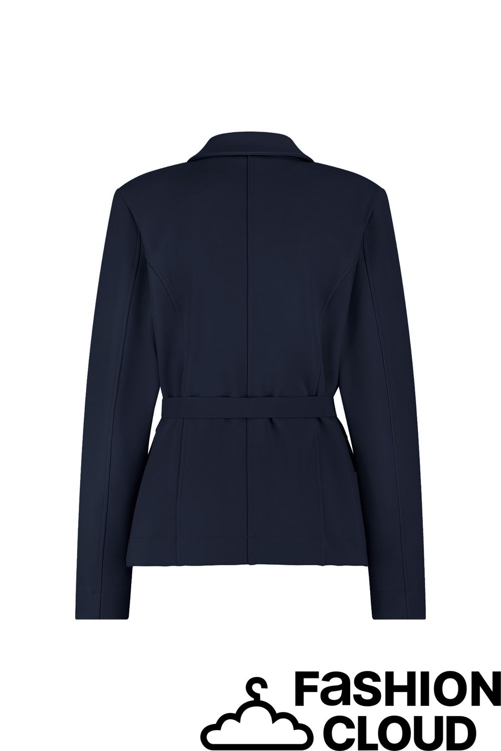 Studio Anneloes Elin bonded blazer 94859 dark blue